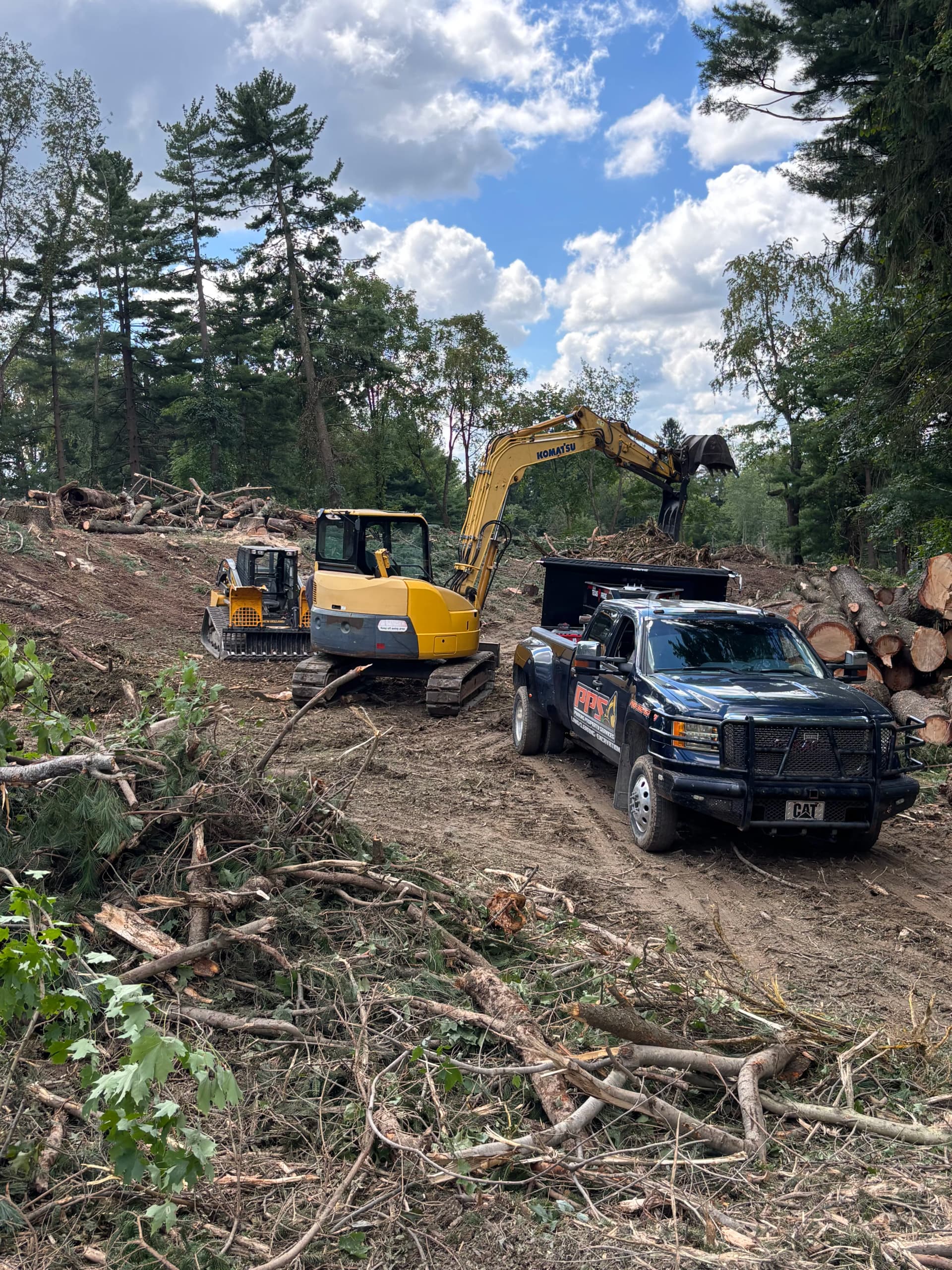 2-Acre Pine Clear Cut Completed in Cambridge Ohio