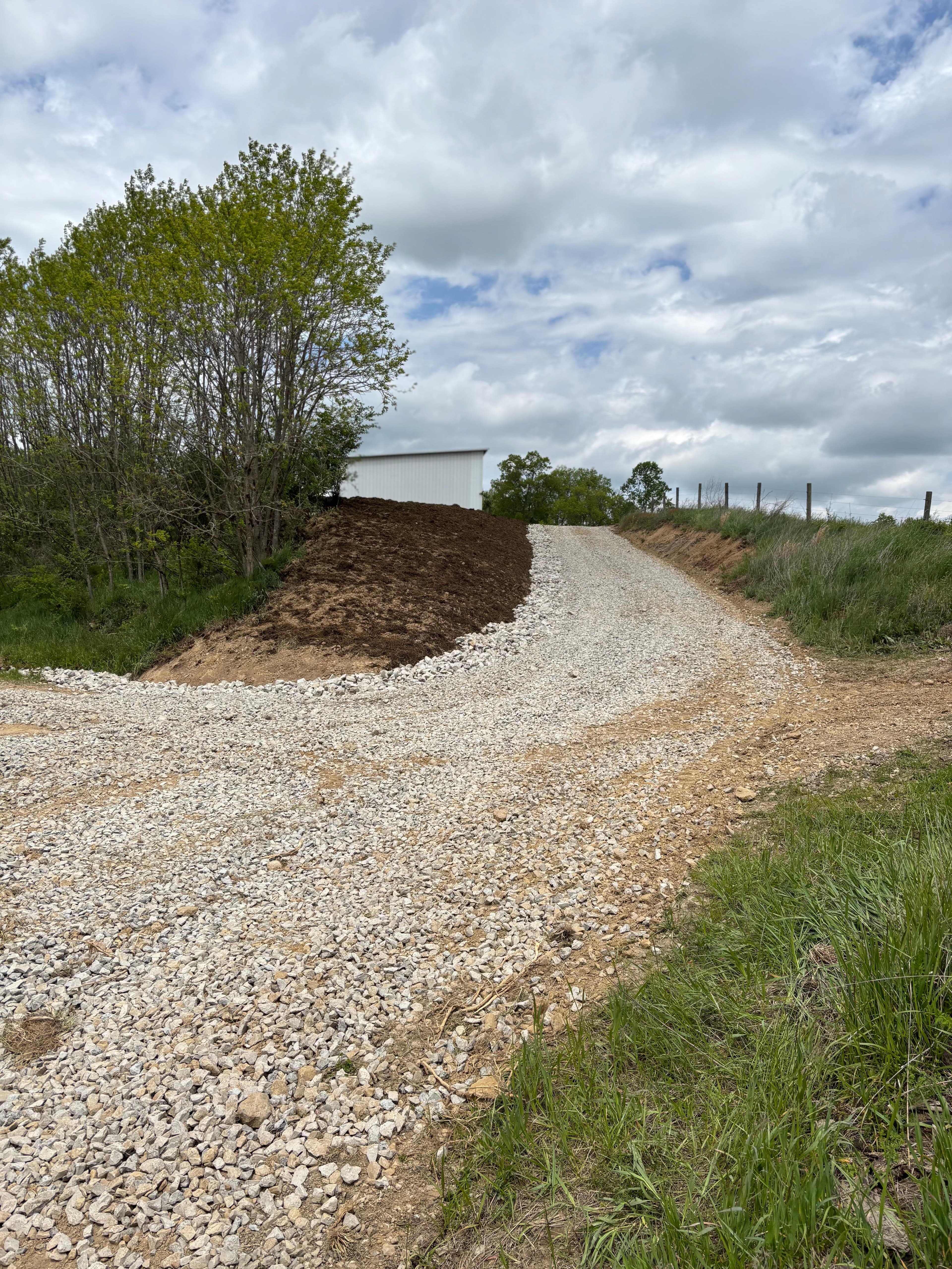 Project Farm Driveway Excavation Built Wide Enough for Real Equipment image