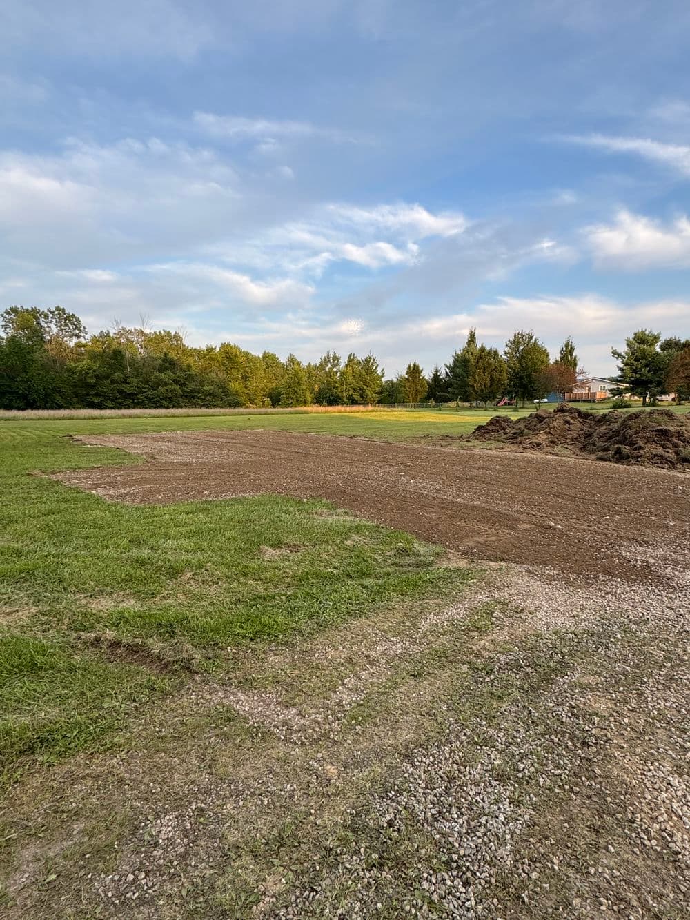 Pole Barn Site Prep Underway in St Clairsville OH