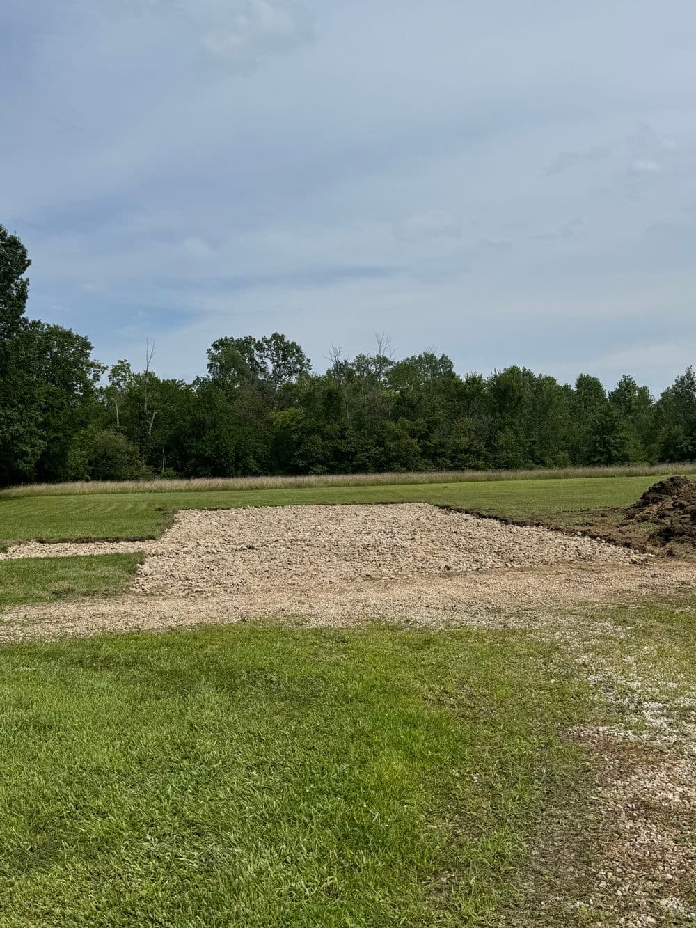Pole Barn Site Prep Underway in St Clairsville OH